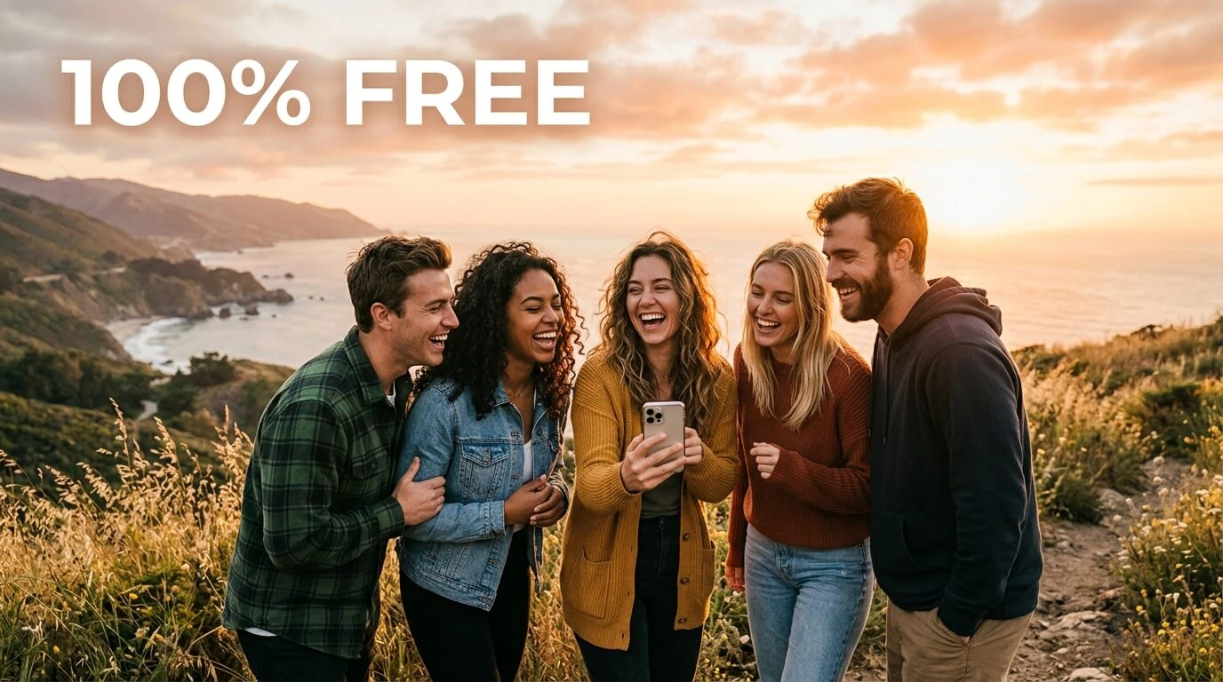 Friends Laughing Outdoors With P… 202608150855 1