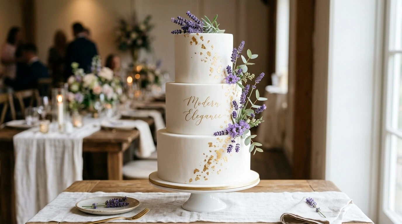 Modern Cake With Gold Flakes 202608300039 1