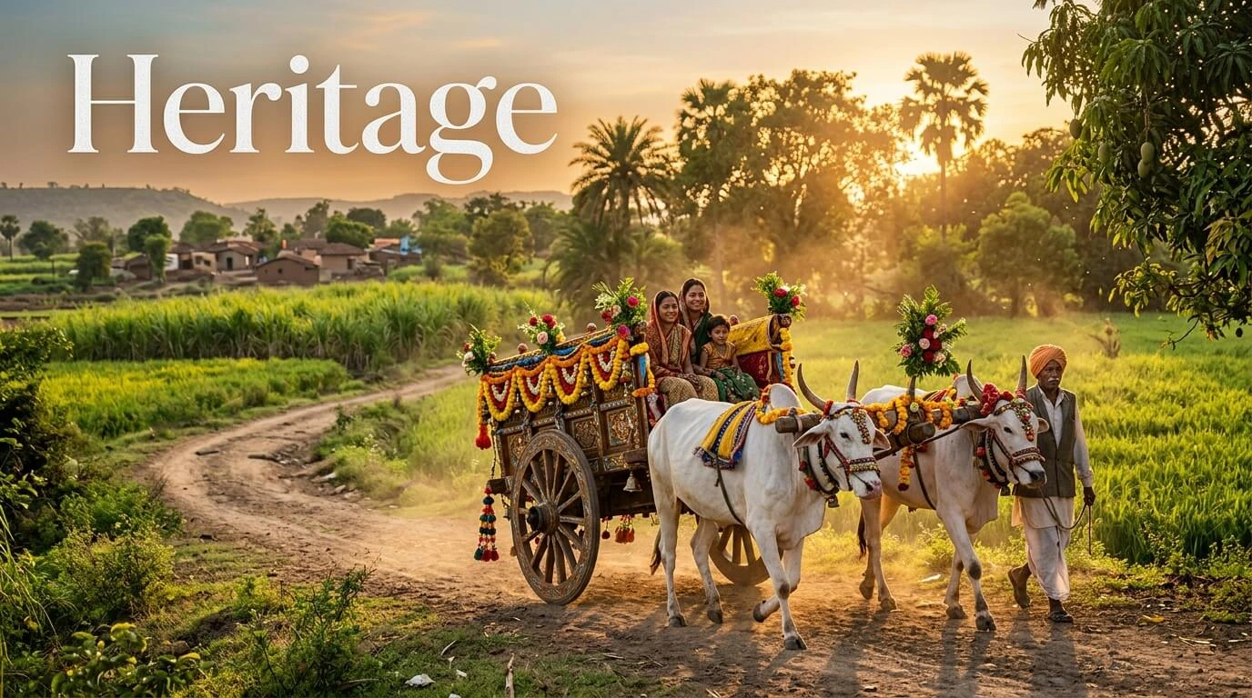 Bullock Cart Adorned With Flowers 20260913105938 1