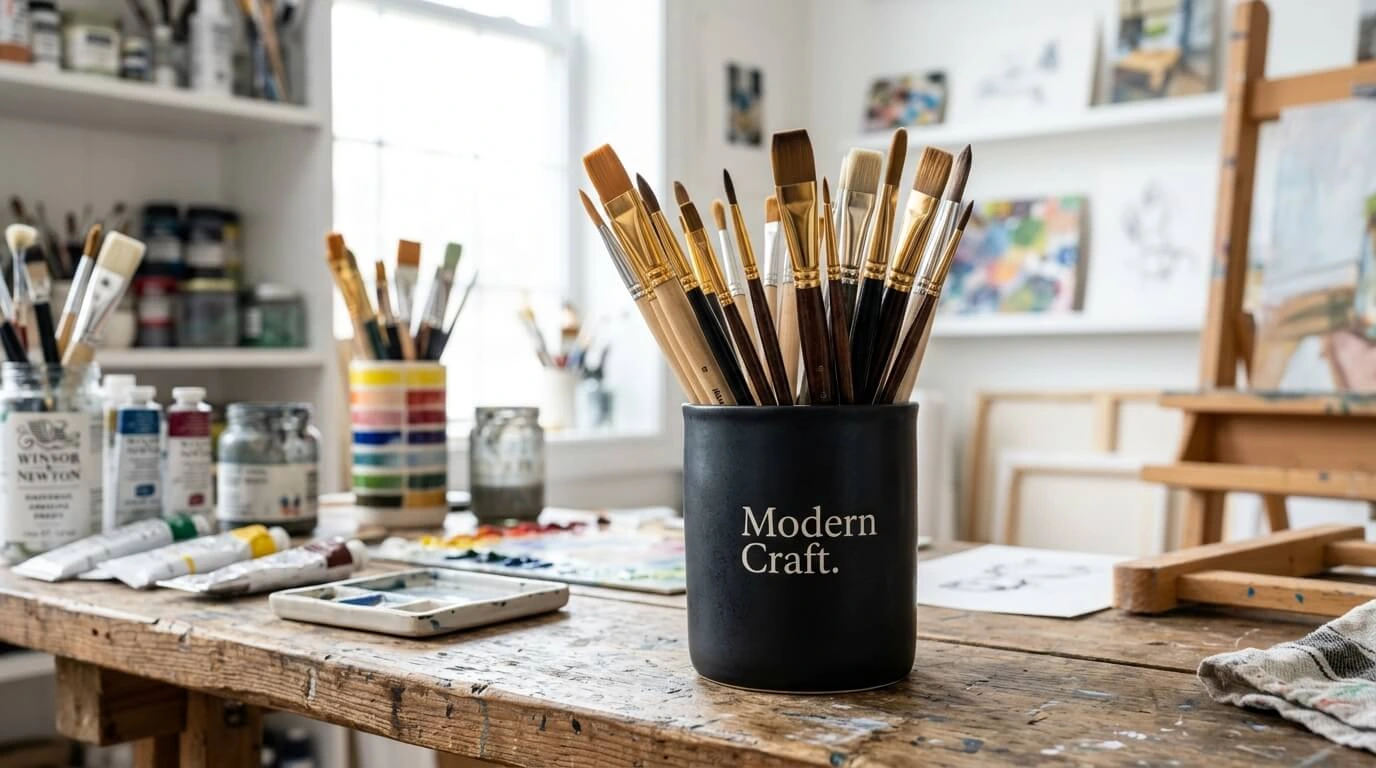 Ceramic Vessel Holding Artist Br… 202609060234 1