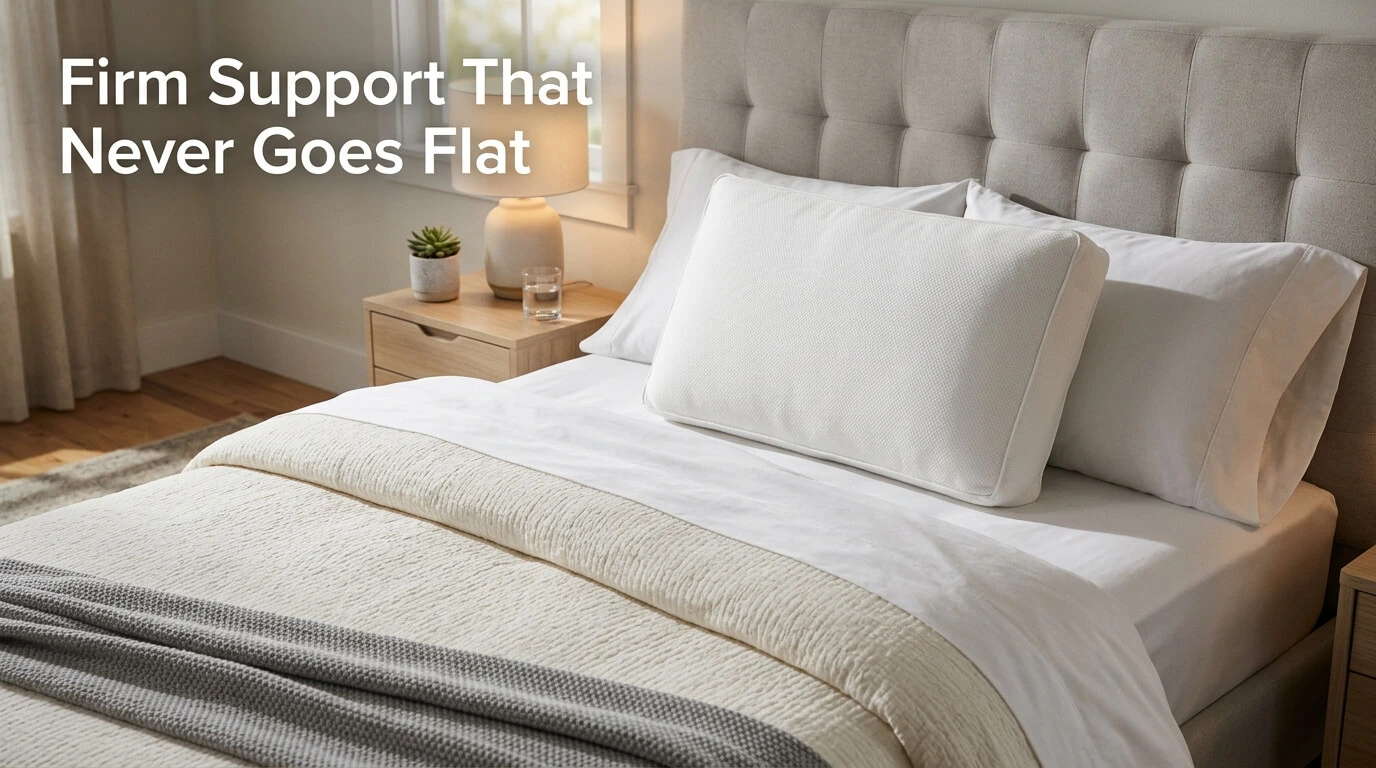 Best Pillow for Side Sleepers: A Complete Comfort Guide Firm Support Pillow On Bed 20260912094319 1
