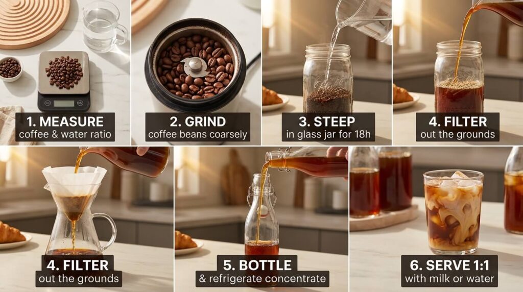 How to Make Cold Brew Concentrate at Home